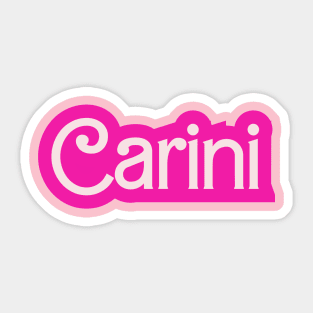 Phish Carini Barbie Hot Pink Baby Doll Sticker